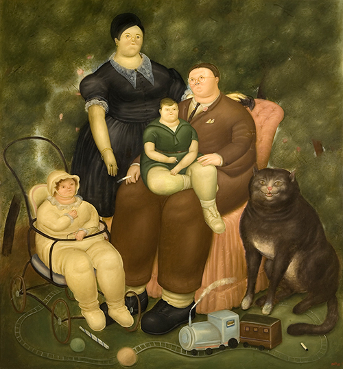 Family Scene - Fernando Brotero - Colecção Berardo Family Scene - Fernando Brotero - Colecção Berardo