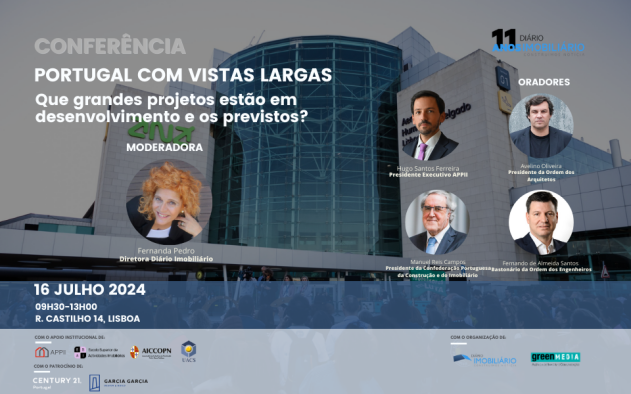 “Portugal com vistas largas” - Conferência do ‘Diário Imobiliário’ no dia 16 de Julho