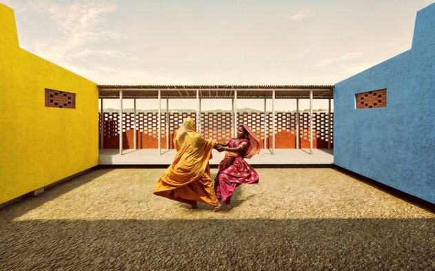 Kodidoddi Community Center de Tiago do Vale Arquitectos