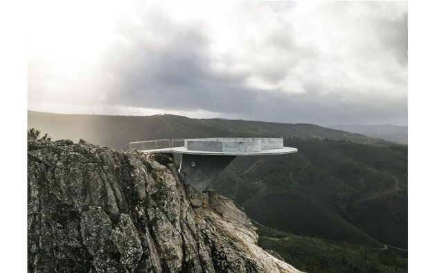 Miradouro do Zebro, projectado por Siza Vieira