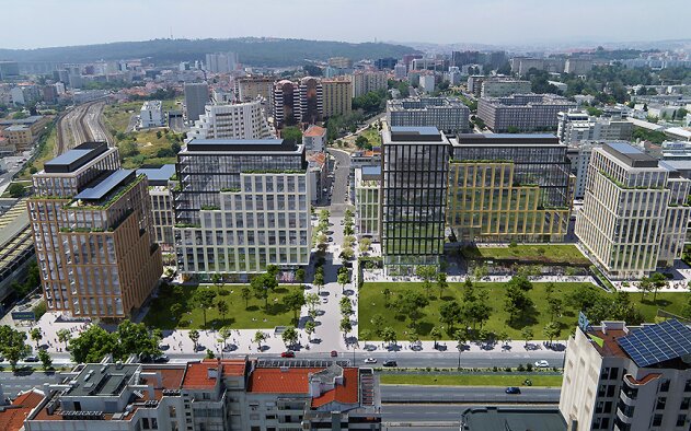 Empreendimento em Entrecampos projectado pela norte-americana KPF