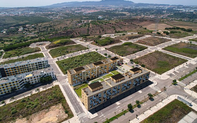 Jardins da Encosta: 329 apartamentos junto ao Tagus Park