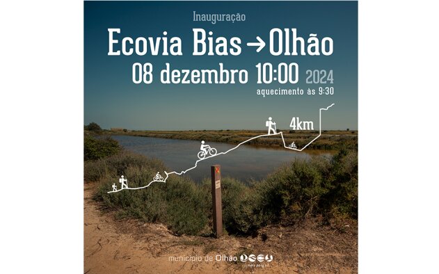 Olhão inaugura mais um segmento da Ecovia do Litoral Algarvio